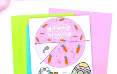 Free Printable 3D Easter Card Craft - The Artisan Life in Free Printable 3D Easter Card