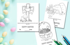 Free Printable Christian Easter Cards For Kids To Color And Share - for Free Printable Kids Easter Cards