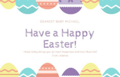Free Printable, Customizable Easter Card Templates | Canva in Easy Printable Easter Cards