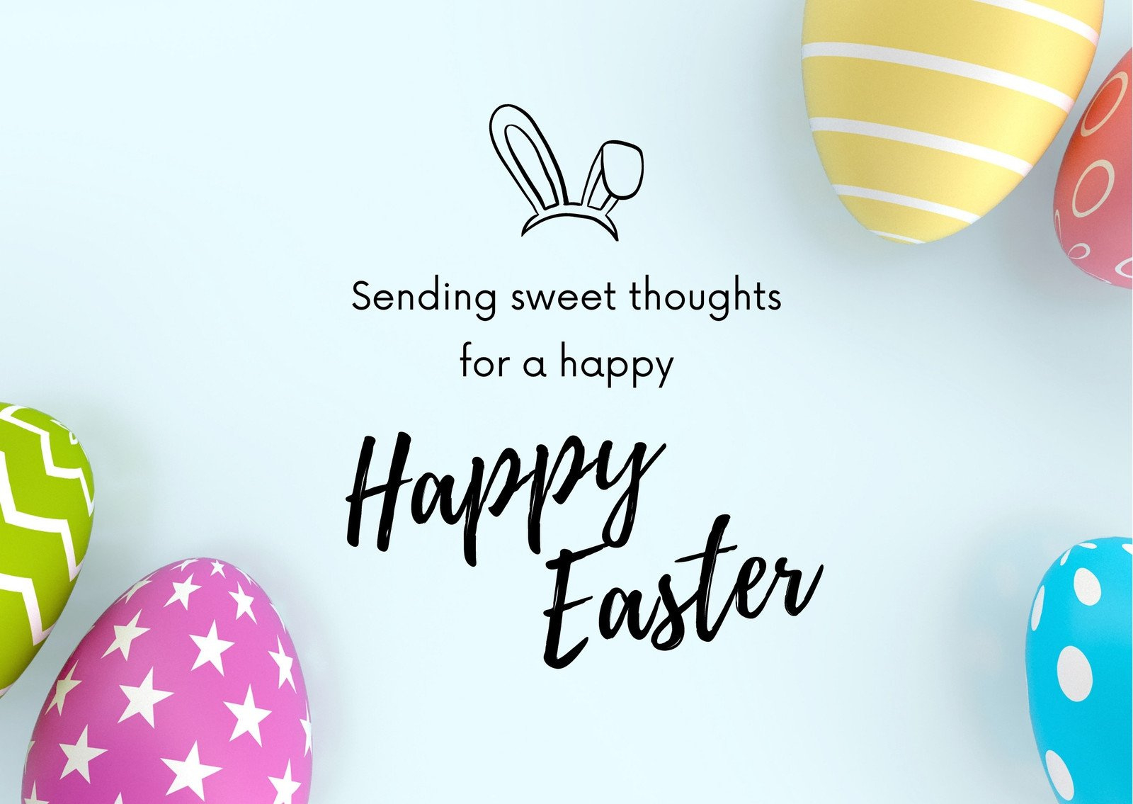 Free Printable, Customizable Easter Card Templates | Canva inside Easter Card Designs Printable