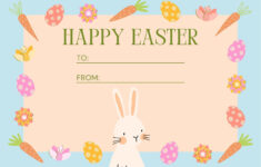 Free Printable, Customizable Easter Card Templates | Canva intended for Easter Card Printable