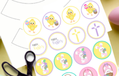 Free Printable Easter And Spring Cupcake Toppers - Simply Love regarding Free Printable Easter Card Toppers