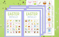 Free Printable Easter Bingo Cards (For All Ages!) - Carla Schauer throughout Free Printable Easter Bingo Cards For Large Groups