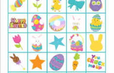 Free Printable Easter Bingo Cards with regard to Free Printable Printable Easter Bingo Cards Family