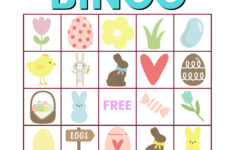 Free Printable Easter Bingo Game Cards For Kids throughout Free Printable Easter Bingo Cards For 3Rd Grade