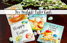 Free Printable Easter Cards: 4 Adorable Designs pertaining to Free Printable Easter Cards For Grandchildren