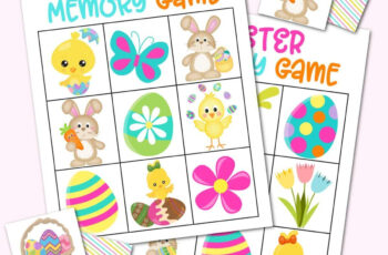 Easter Memory Cards Printable