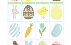 Free Printable Easter Matching Game throughout Easter Memory Cards Printable
