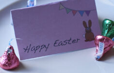 Free Printable Easter Place Cards – Cooking Up Cottage for Free Printable Easter Name Place Cards