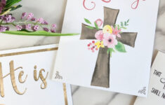 Free Printable Religious Easter Card (3 Designs!) - Leap Of Faith for Free Printable Religious Easter Cards