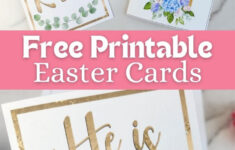 Free Printable Religious Easter Card (3 Designs!) - Leap Of Faith pertaining to Free Printable Religious Easter Cards For Husband