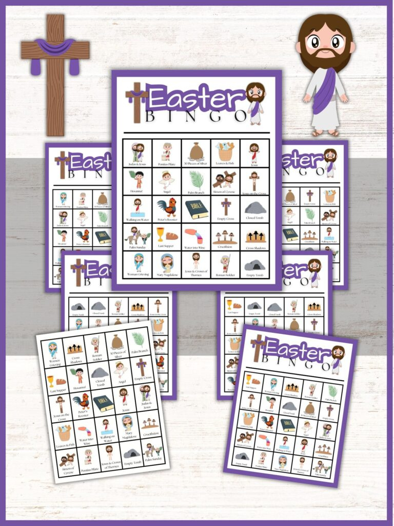 Free Religious Easter Bingo Printable! | Healing Home with regard to Free Printable Christian Easter Bingo Cards