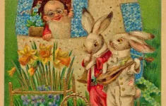 Free Vintage Easter Images: Beautiful Printables For Spring with Free Printable Vintage Easter Cards