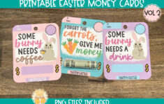 Funny Easter Money Card Png | Printable Money Holder Designs intended for Free Printable Easter Money Cards