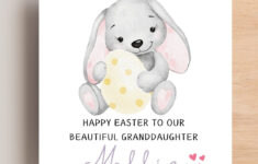 Granddaughter Easter Card, Personalised Easter Card For Daughter pertaining to Free Printable Easter Cards For Granddaughter