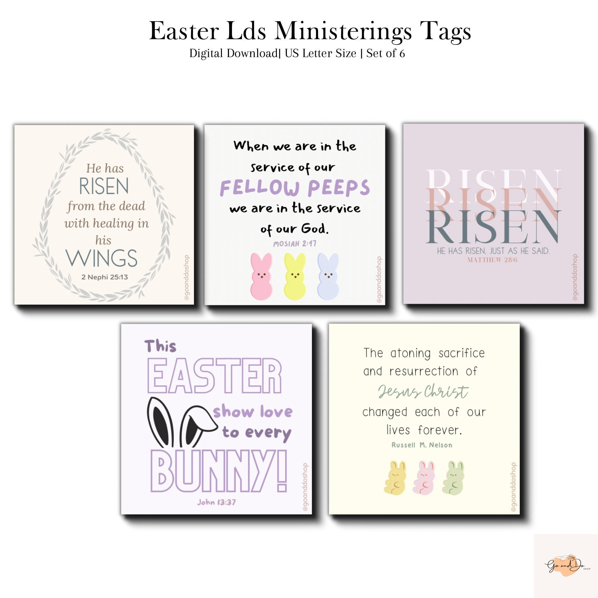 Lds Easter Ministering Tags | Lds Easter |Easter Gift Tags | Lds within Easter Card Printable Lds