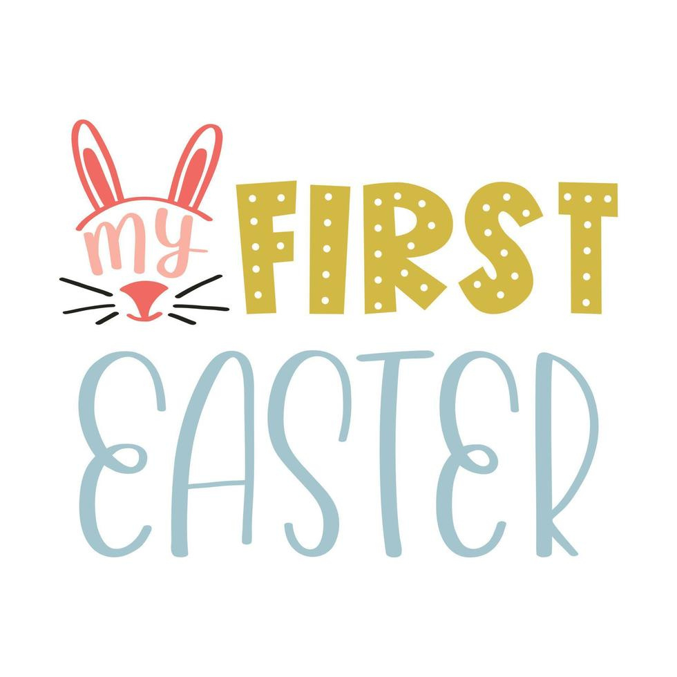My First Easter Vector Art, Icons, And Graphics For Free Download for Free Printable Baby&amp;#039;S First Easter Card