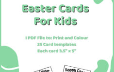 Printable Easter Cards For Kids regarding Free Printable Easter Cards Uk