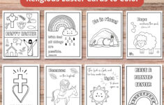 Printable Easter Cards To Color | Religious Easter Cards regarding Easter Card Printables Religious
