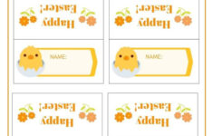 Printable Easter Place Cards - Add A Little Adventure throughout Free Printable Easter Place Setting Cards