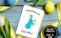 Printable Funny Easter Card Easter Bunny Instant Digital Download inside Printable Funny Easter Cards